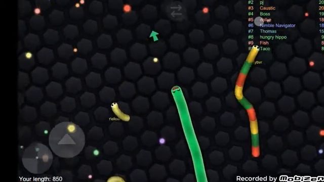 Играем в Slither.io// Tim Dыm