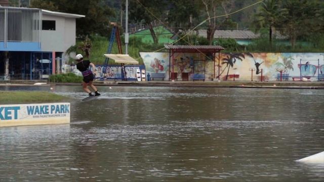 Maria Volgina. Wake session at Phuket Wake Park 2019