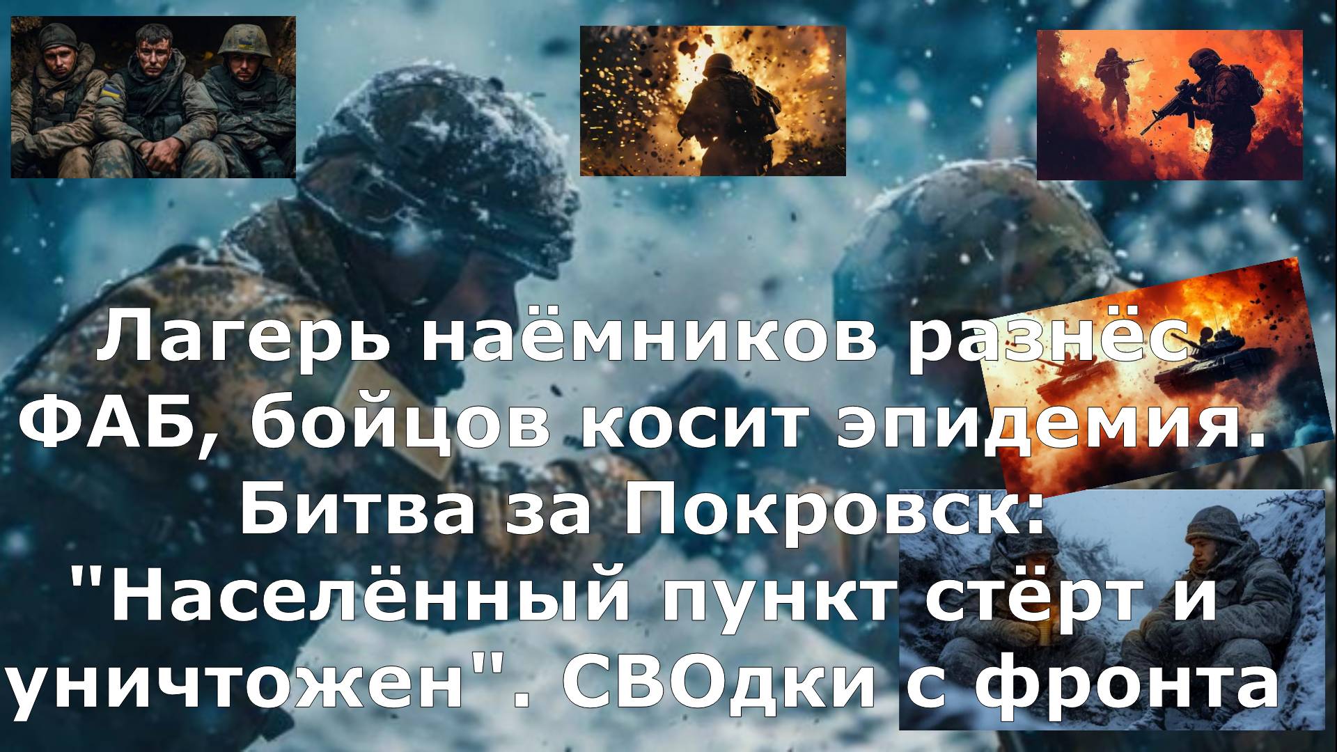 Лагерь наёмников разнёс ФАБ, бойцов косит эпидемия. Битва за Покровск: "Населённый пункт стёрт и уни