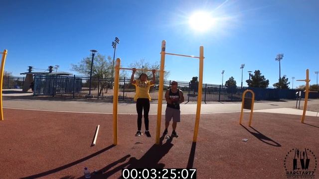 50 Pull-ups 100 Push-ups Jasmine and Raniel does the 5MD