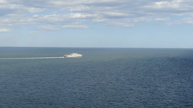 US Navy. American landing ship USNS Yuma (T-EPF-8) in Odessa