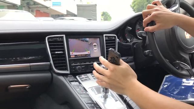Porsche Panamera 4  - 360'deg High Definition (HD) camera system