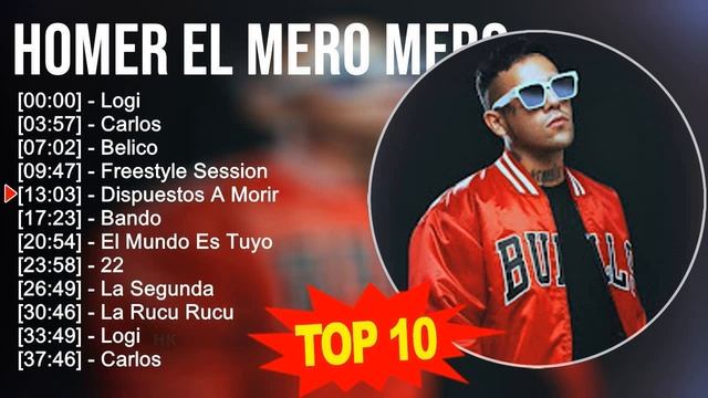 H o m e r E l M e r o M e r o 2023 MIX - 10 Grandes Exitos
