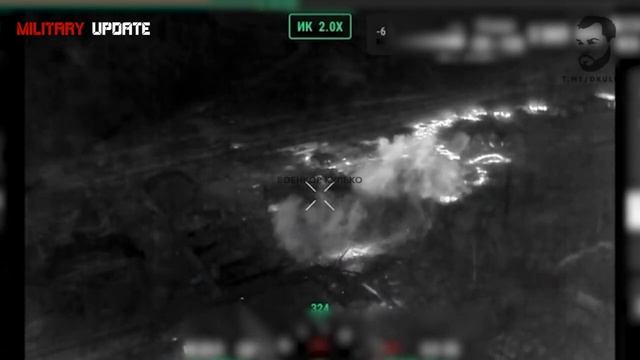 Шокирующий момент!Танк «Леопард»,боекомплект БМП-12 детонирует после попадания.
