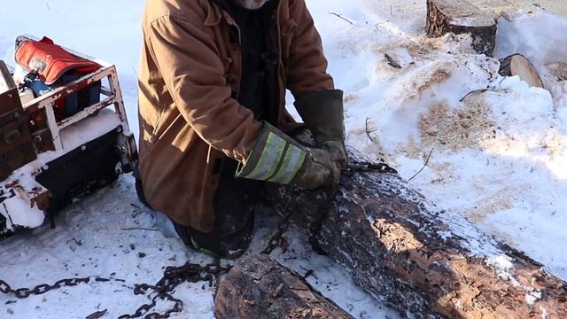 How To Pull Logs Like A Boss/ Using My Antique Military Machine