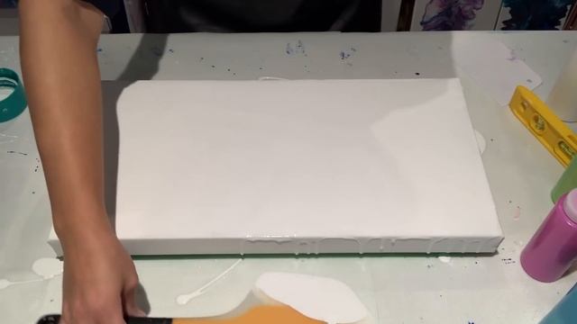 #121 - Iridescent Rainbow! | Acrylic Pouring | Fluid Artist | Dutch Pour