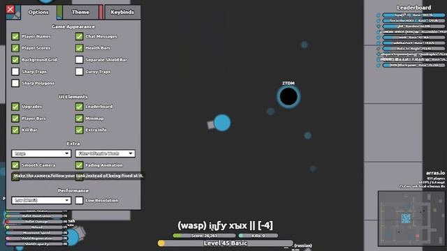 Beta Arras.io and Options In-Game! || arras.io