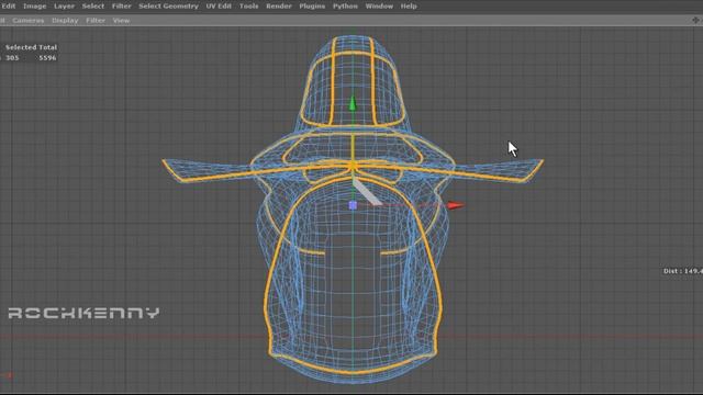 easy Unwrap space ship tutorial   Cinema 4d   FIXSHOP RU