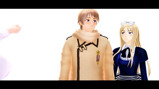 [ M M D ] - Hetalia - Сало уронили!