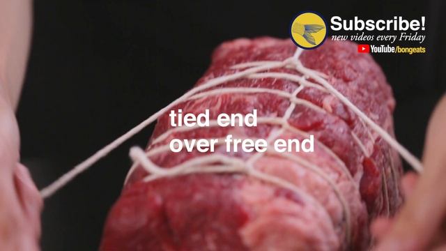 How to Tie a Roast—follow these easy steps to truss a roast perfectly