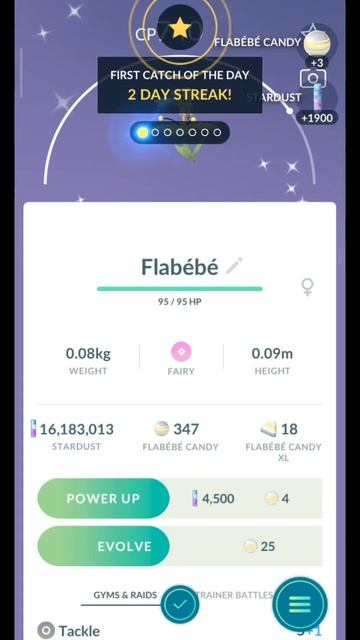 Pokémon GO-Shiny Yellow Flabébé