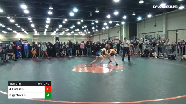 85 Lbs Consi Of 8 2 Jasmine Carlile Team Oklahoma Vs Kaitlyn Gyotoku Team Ohio