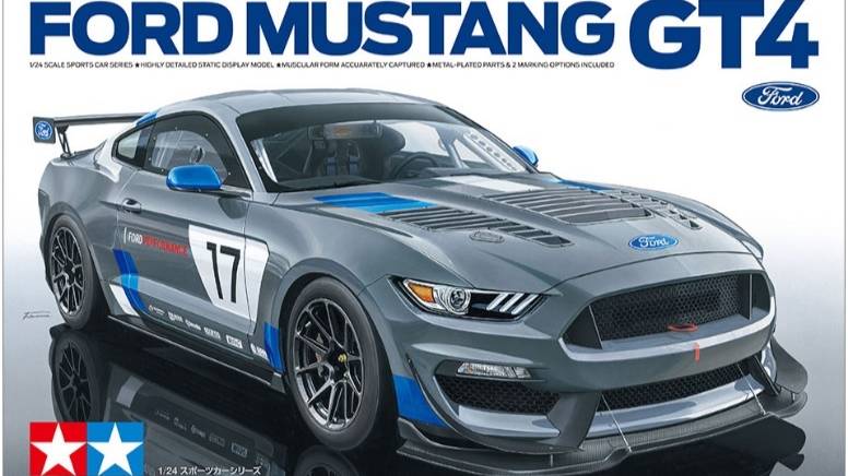 Распаковка Tamiya 1/24 24354 Ford Mustang GT4