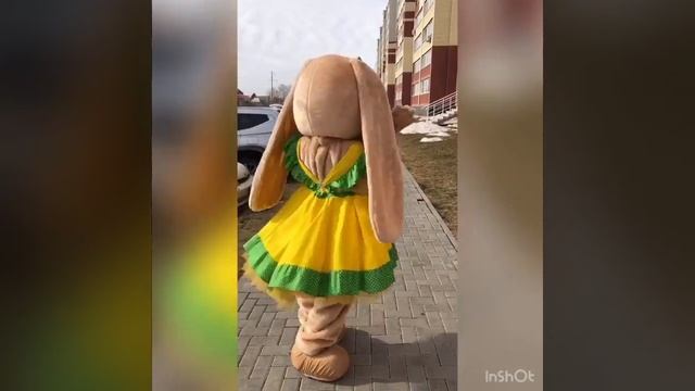 Зайка Ляля - ростовая кукла нашего призводства.