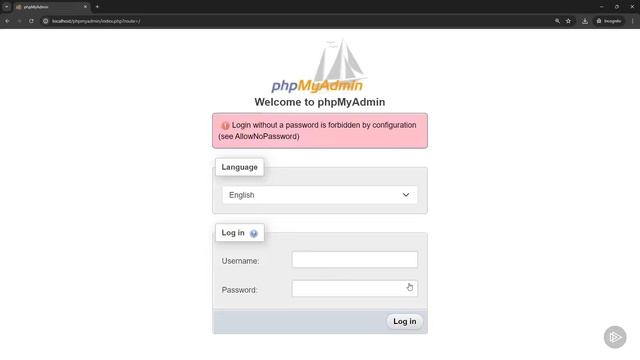 30. phpMyAdmin Setup