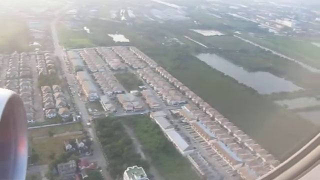 Landing in Bangkok Suvarnabhumi Airport
