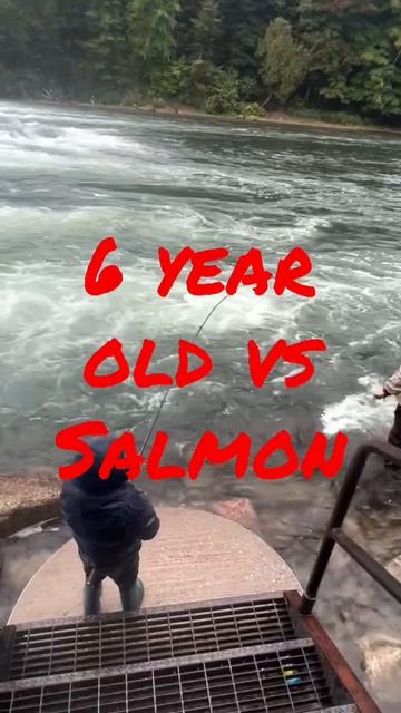 Best FISHING BUDDY ever| Tippy Dam Salmon fishing| Michigan salmon #shorts #fishing #salmon