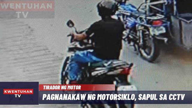 PAGNANAKAW NG BISIKLETA, NAHULI-CAM