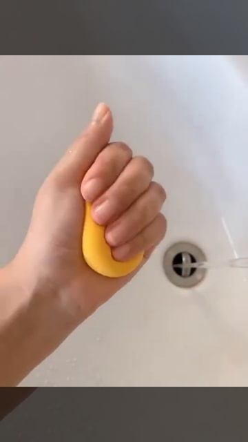 Small Mango Beauty Egg Wet And Dry Puff Beauty Tool Puff Enlarged By Water