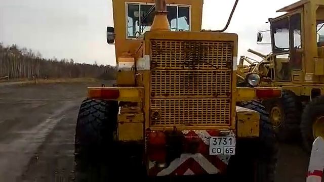 Необычный грейдер Комацу