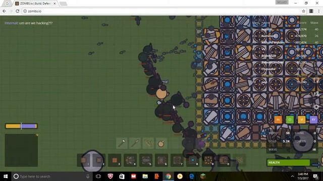 Zombs.io Base INSTA-KILLS ZOMBIES!!!!!OMG!!