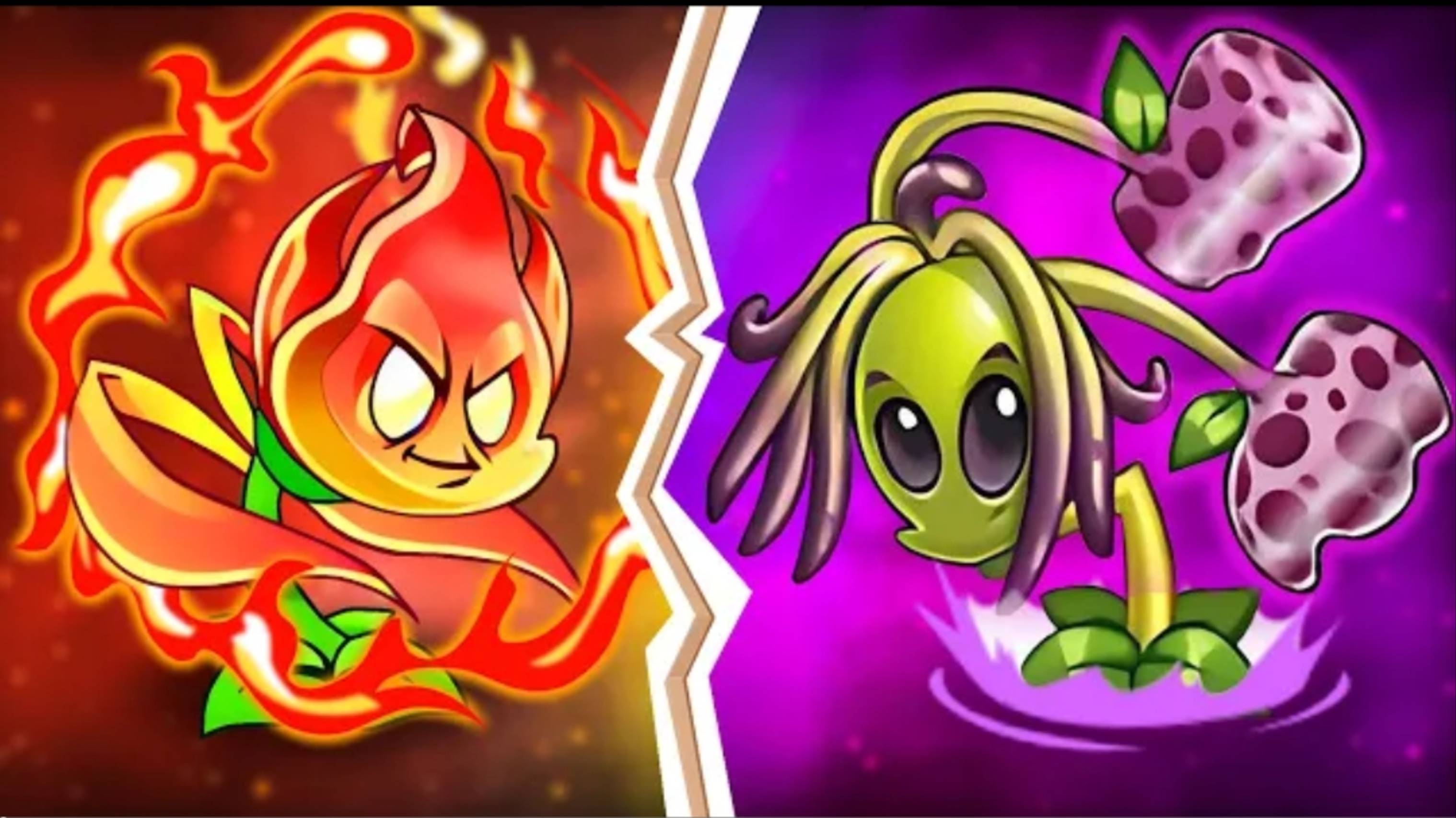 Сравнение Огненного листа и Молота | PvZ Дичь