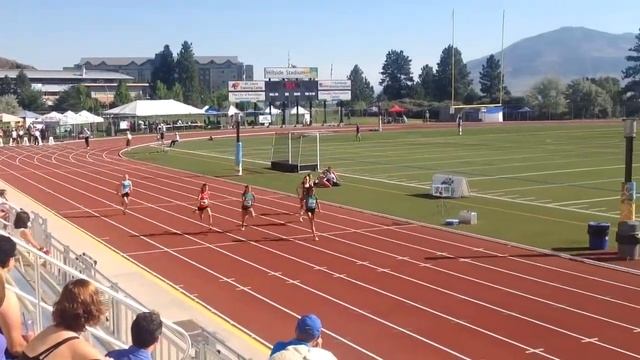 2014 BC Senior 100 meter ft Jasmine 12:63 semifinal