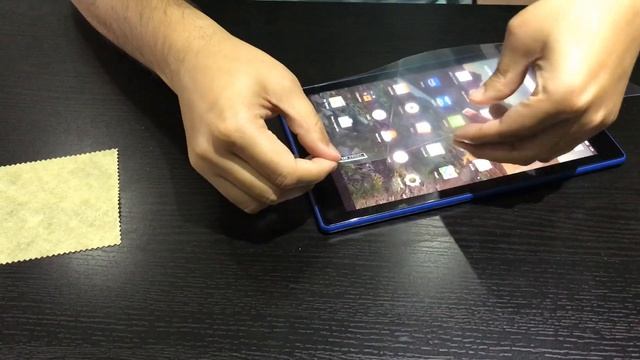 Amazon Fire HD 10 2017 Screen protector Installation Guide (PET Screen) Ragetorc screen guard