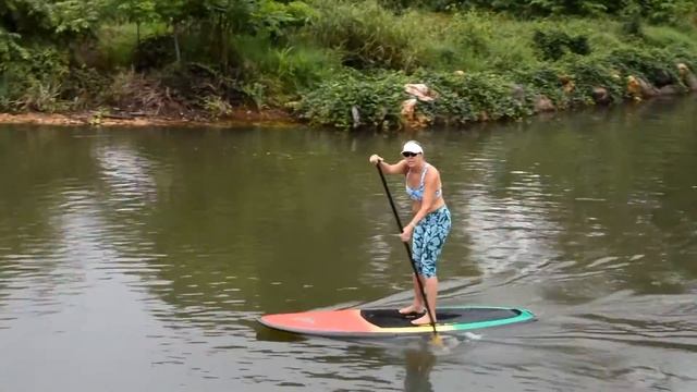 The SUPsports ® Hammer SUP cruising on flat water