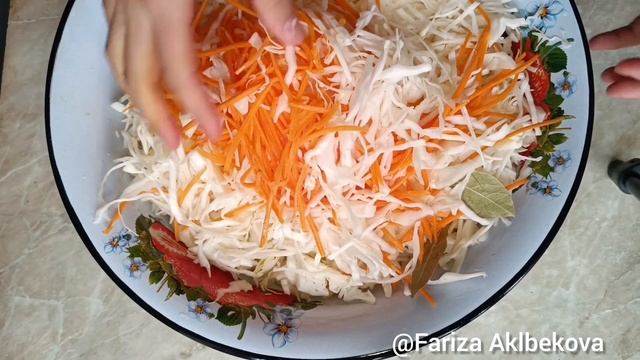 КВАШЕННАЯ КАПУСТА за 3дня.Қазақша рецепт.