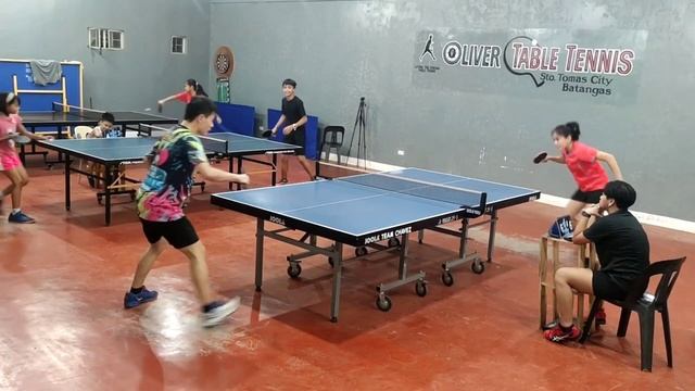 #418 Cate Jazztyne Sarmiento ( De La Salle Lipa Varsity Player) VS DocPingPong