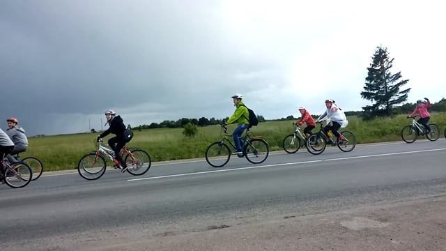 Марафон велосипедистов sinimae-narva 21.06.2014