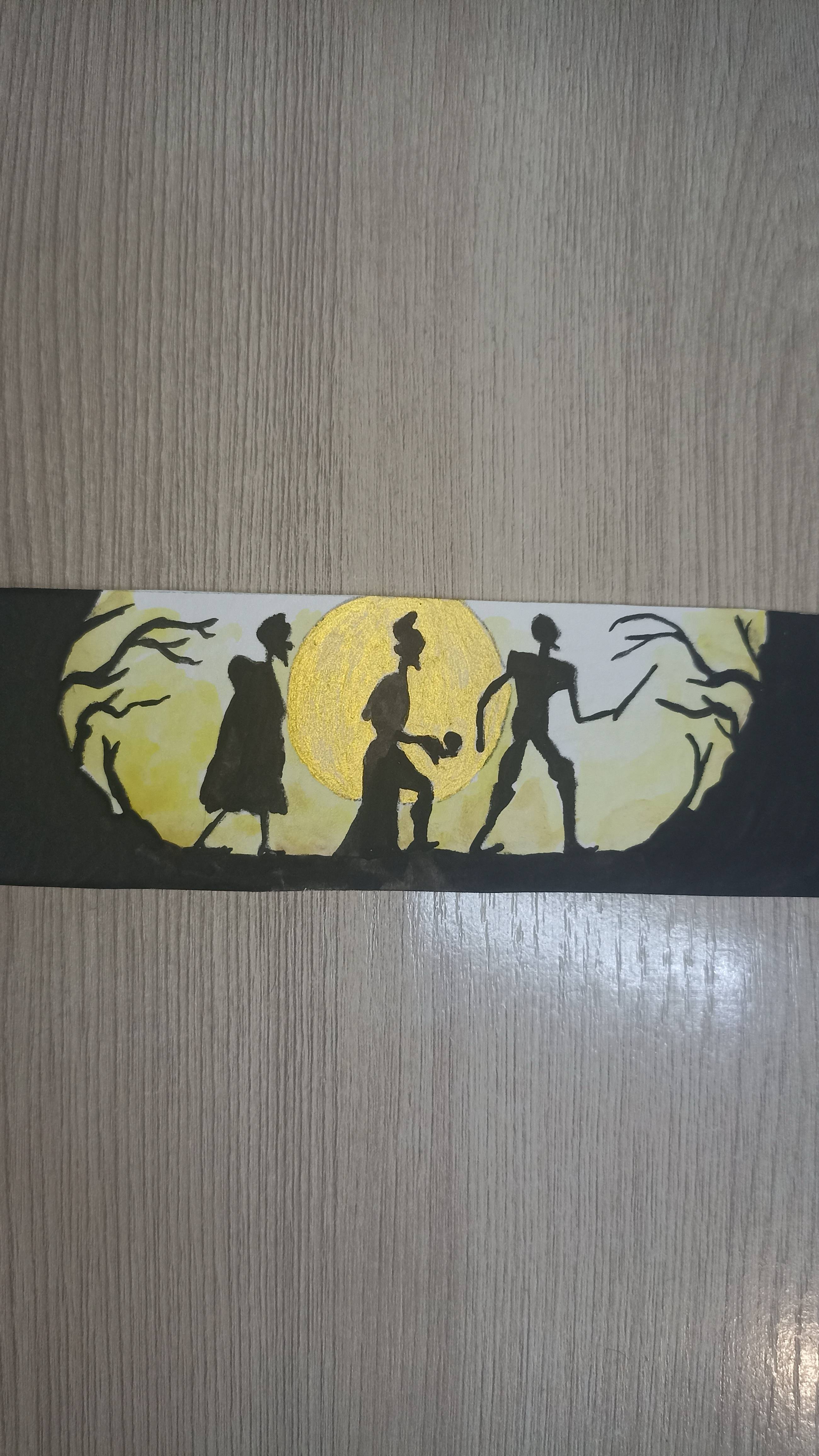 Рисунок гуашью / Три брата
