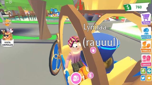 UN DÍA CON LYNA, RAÚL Y LA ABUELA RITA SALE MAL | Roblox