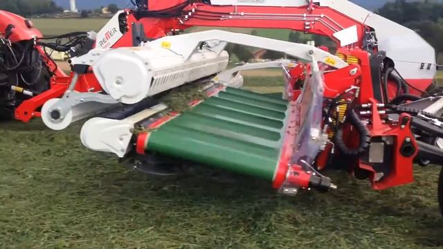 Валкообразователь прицепной транспортерного типа RESPIRO R9 profi. Австрия. Reiter