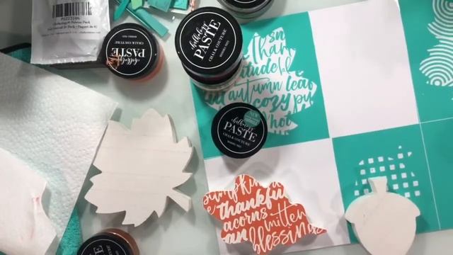Chalk Couture Autumn Cutout Design With Words #diy