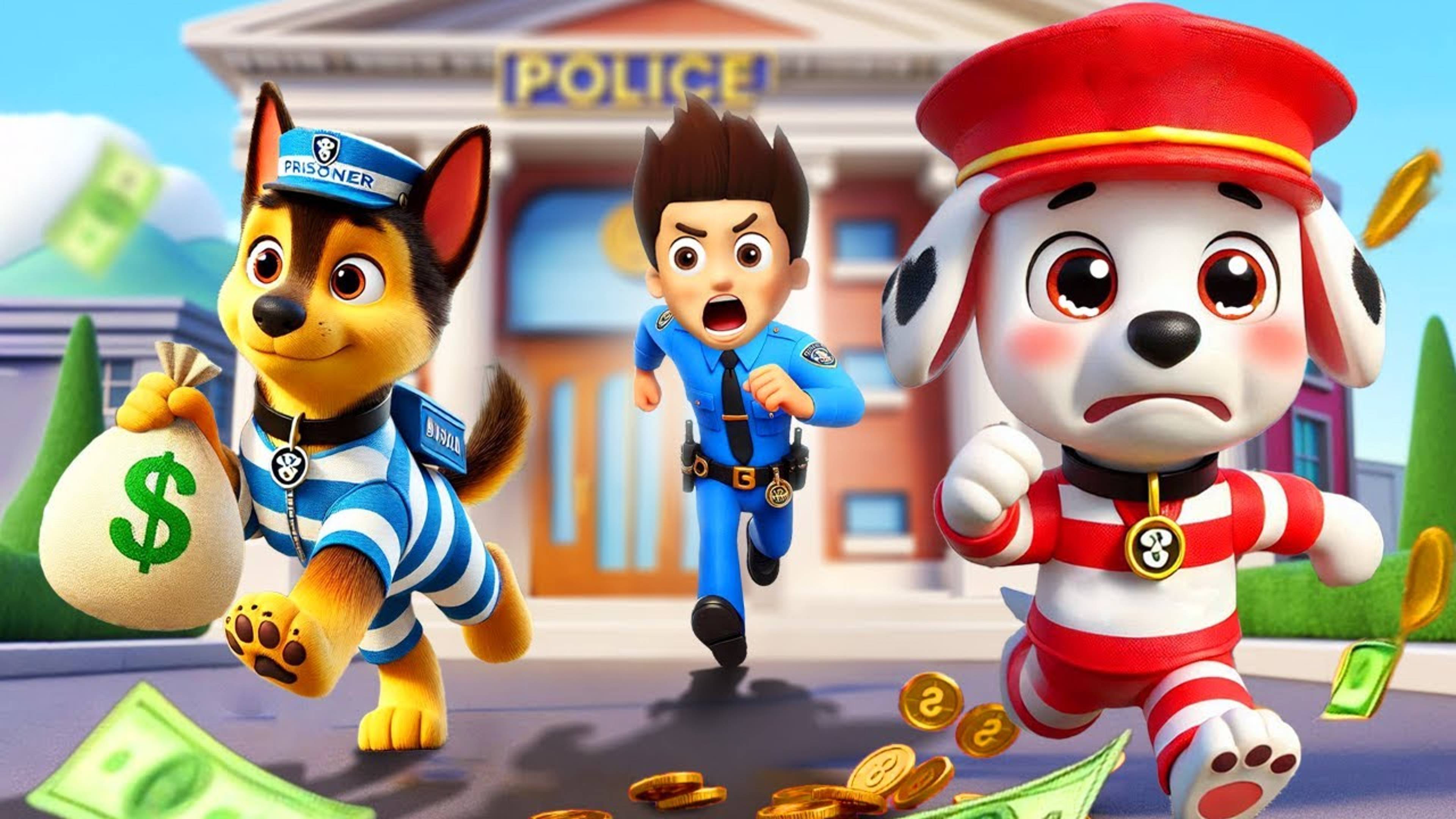 Почему ЧЕЙЗ и МАРШАЛЛ сбегают из тюрьмы | Paw Patrol The Mighty Movie