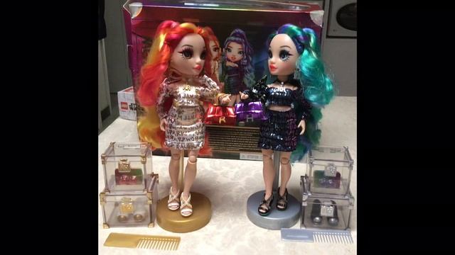 Welcome to my new Rainbow High dolls: THE TWINS!❤️🧡💛 😈💚💙💜