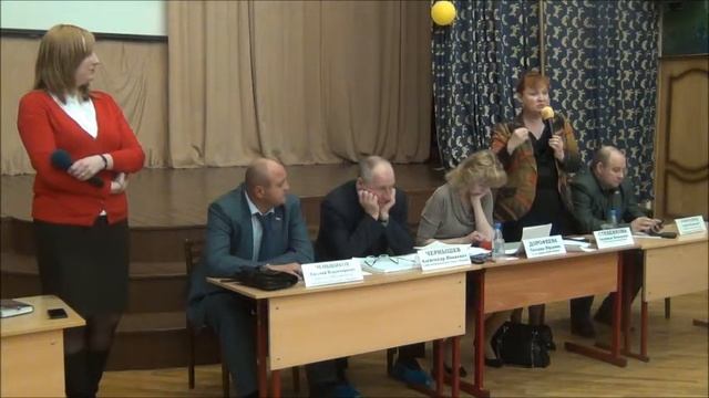Встреча главы управы района Марьино Т. Ю. Дорофеевой с жителями 16.04.2014 года
