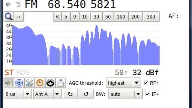 FM-DX SpE Radio Rossii from Smolensk with MPX stereo received in Poland