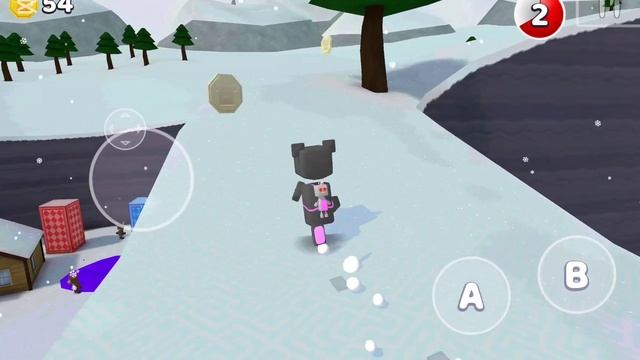 super bear adventure прохождение снежной долины