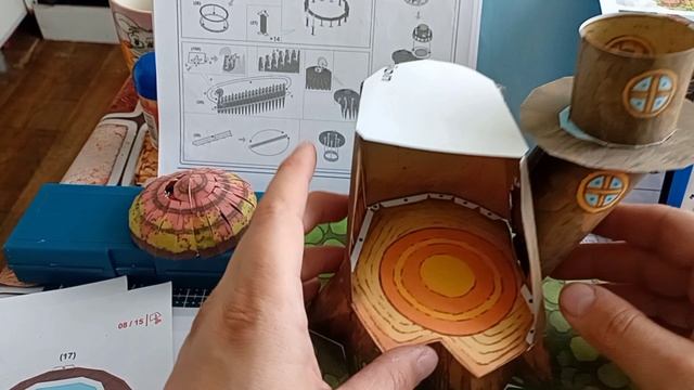 Грибной ДоМик из картона своими руками.