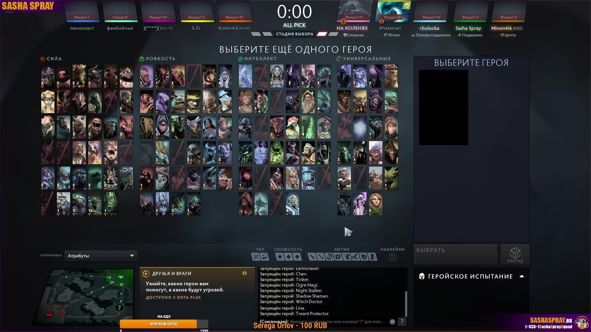 #Dota2 | #Наука | #SashaSpray