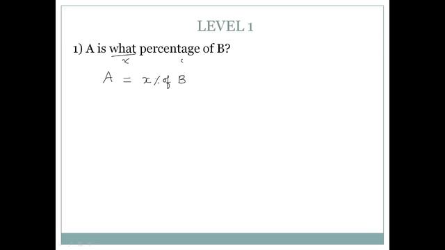 Chapter 4 Percentage - Level 1 Sum 1