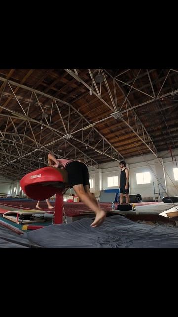 One knee side flip