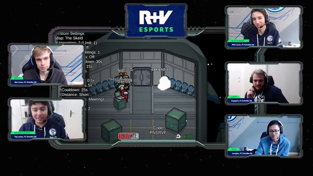 Game Night at the R+V Gaming House - Broken Blade, Neon, Limit, Kirei and Nuclearint play Among Us!