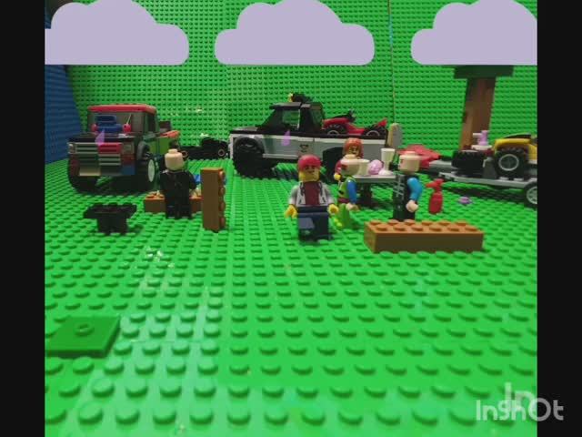 ЛЕГО мультфильм - "ПИКНИК". Самодельный мультик от Тима 10 лет из LEGO. Делаем мультик на смартфоне.