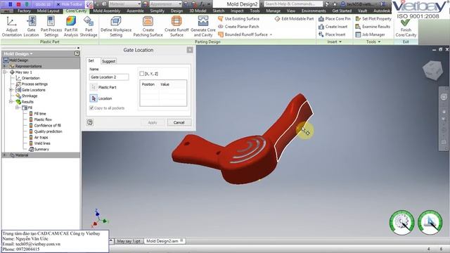 Inventor 2016 Mold Design 1