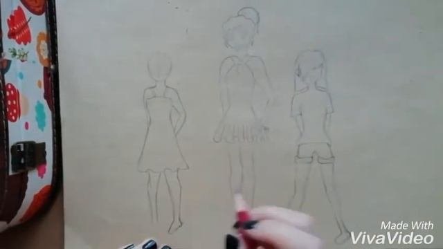 Рисую трех девушек)) |Zhibu Art