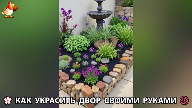Как украсить двор дома фото идеи (157) 🏡 для дачи и сада своими руками 🌷🪻🌺💮